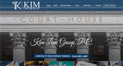 Desktop Screenshot of kimlawgrouppc.com